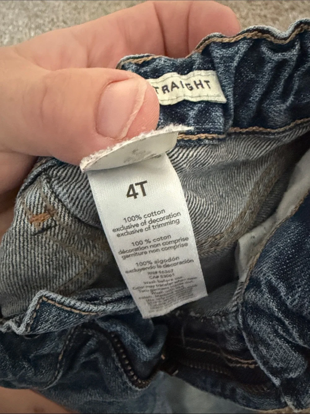 OshKosh B'gosh Boys Straight Blue Jeans